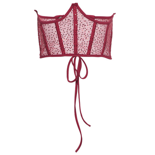 Lace Straps For Abdomen Corset All-match Girdle