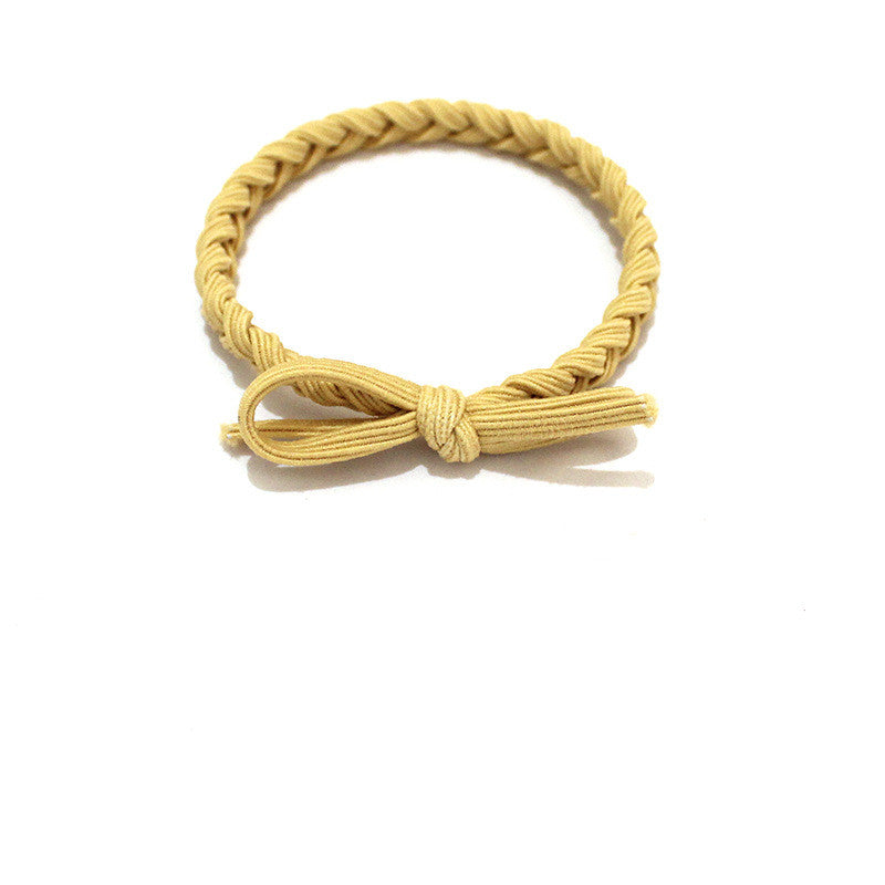 Korean Ins Braid Knotted Simple Hair Rope