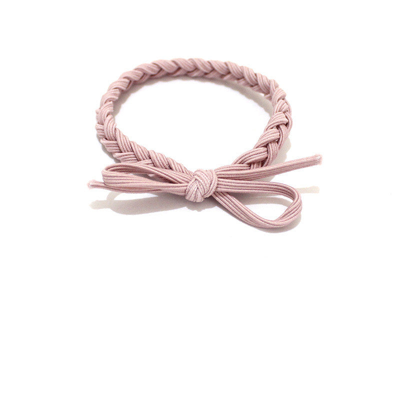 Korean Ins Braid Knotted Simple Hair Rope