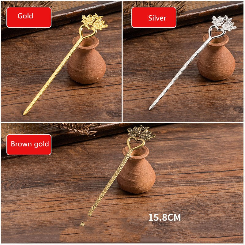 Handmade Step By Step Hairpin Hairpin Material Classical Alloy Hairpin Accessories