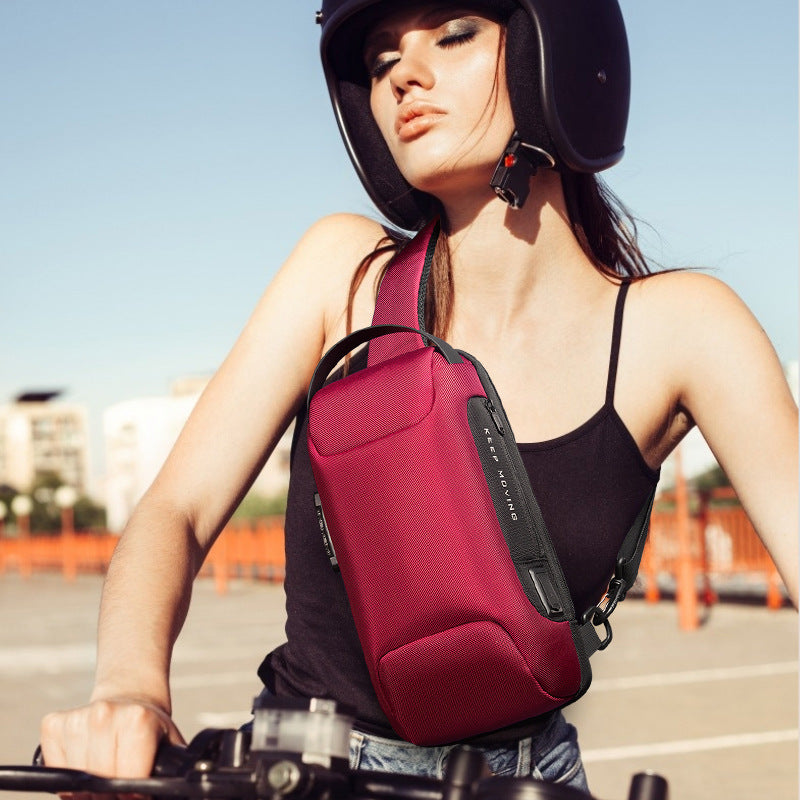 Personalized One-Shoulder Sports And Leisure Multifunctional Messenger Bag