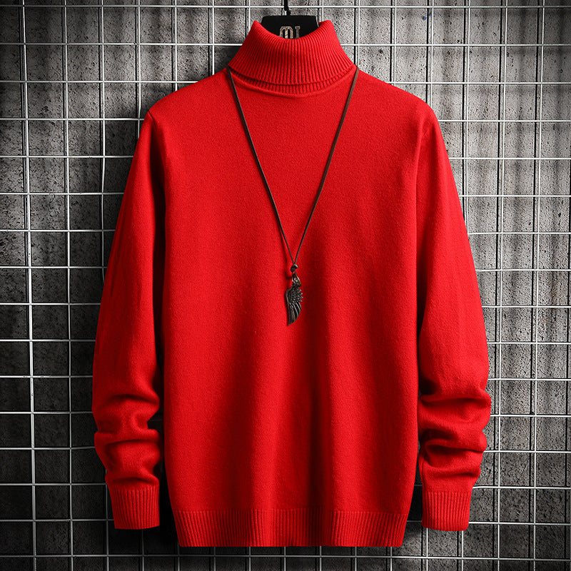Personalized Solid Color Sweater Men's Sweater