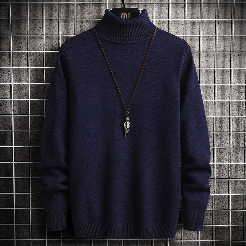 Personalized Solid Color Sweater Men's Sweater