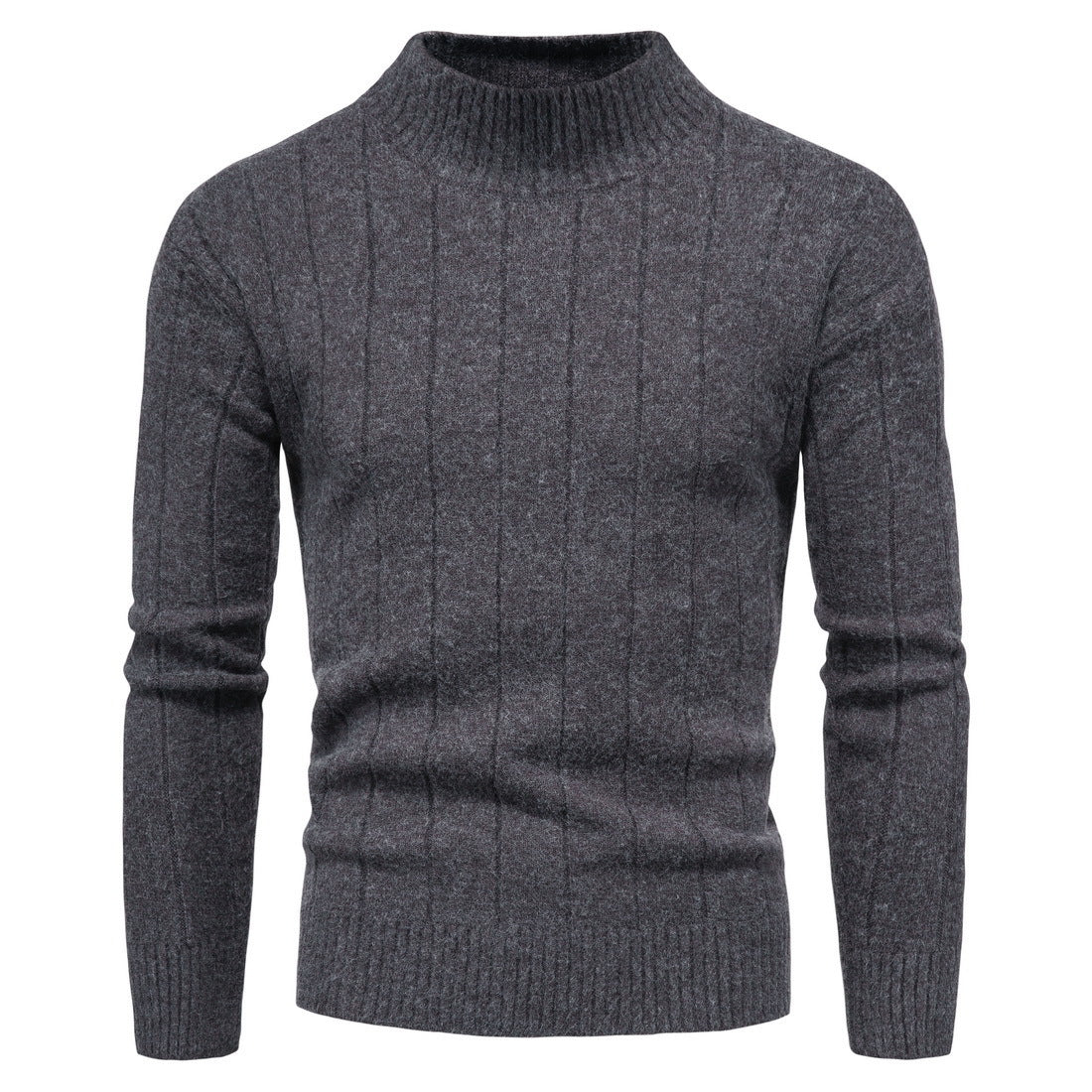 Solid Striped Men's Sweater Base