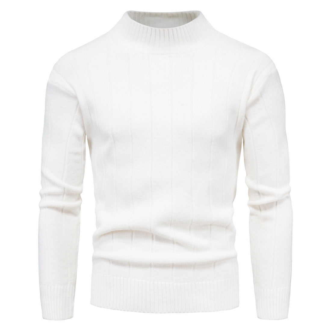 Solid Striped Men's Sweater Base