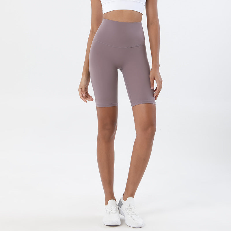 Fitness Pants High Waist Peach Hips Five-Point Tight Yoga Shorts Yoga Pants