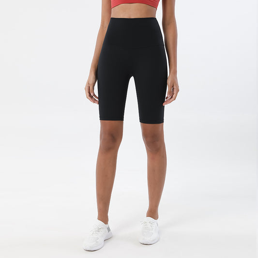 Fitness Pants High Waist Peach Hips Five-Point Tight Yoga Shorts Yoga Pants