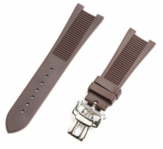 Natural Silicone Rubber Watch Strap Instead Of