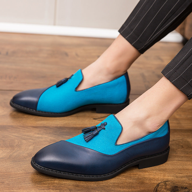 Fashion Personality Pointed Casual Men's Leather Shoes