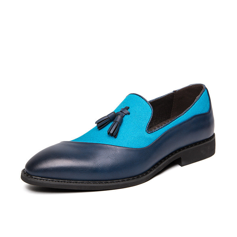 Fashion Personality Pointed Casual Men's Leather Shoes