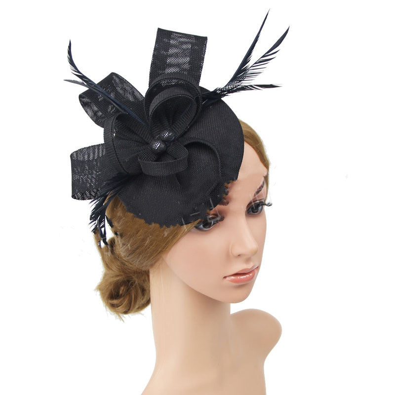 Party Photo Hair Accessories European and American Imitation Linen Yarn Headdress