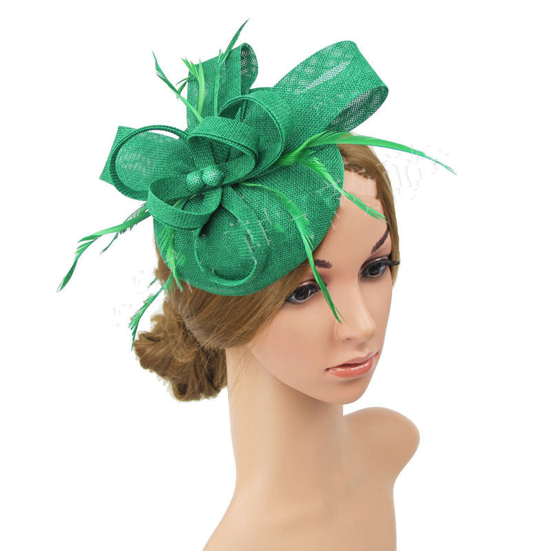 Party Photo Hair Accessories European and American Imitation Linen Yarn Headdress