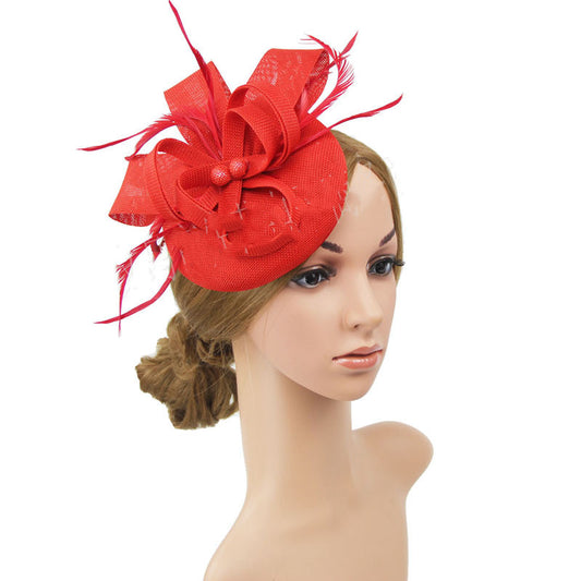 Party Photo Hair Accessories European and American Imitation Linen Yarn Headdress