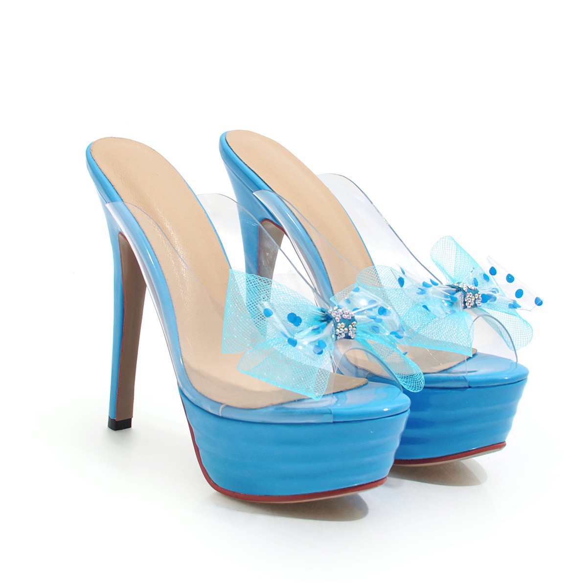 Fashion Pointed Bow Stiletto Heel Sandals