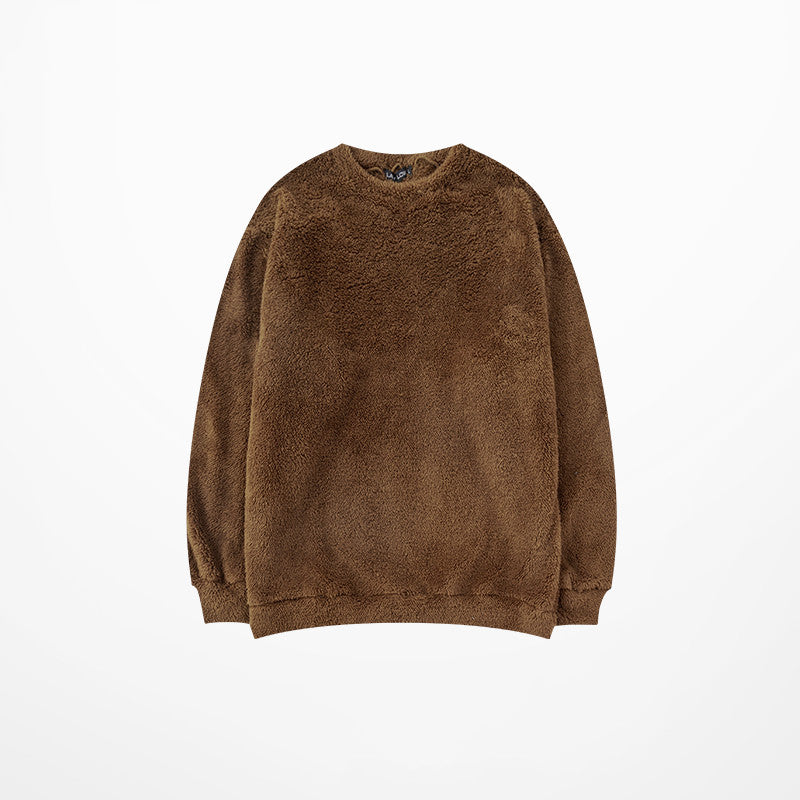 New Winter Polar Fleece Fried Street Lamb Wool Coat