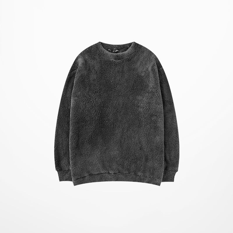 New Winter Polar Fleece Fried Street Lamb Wool Coat