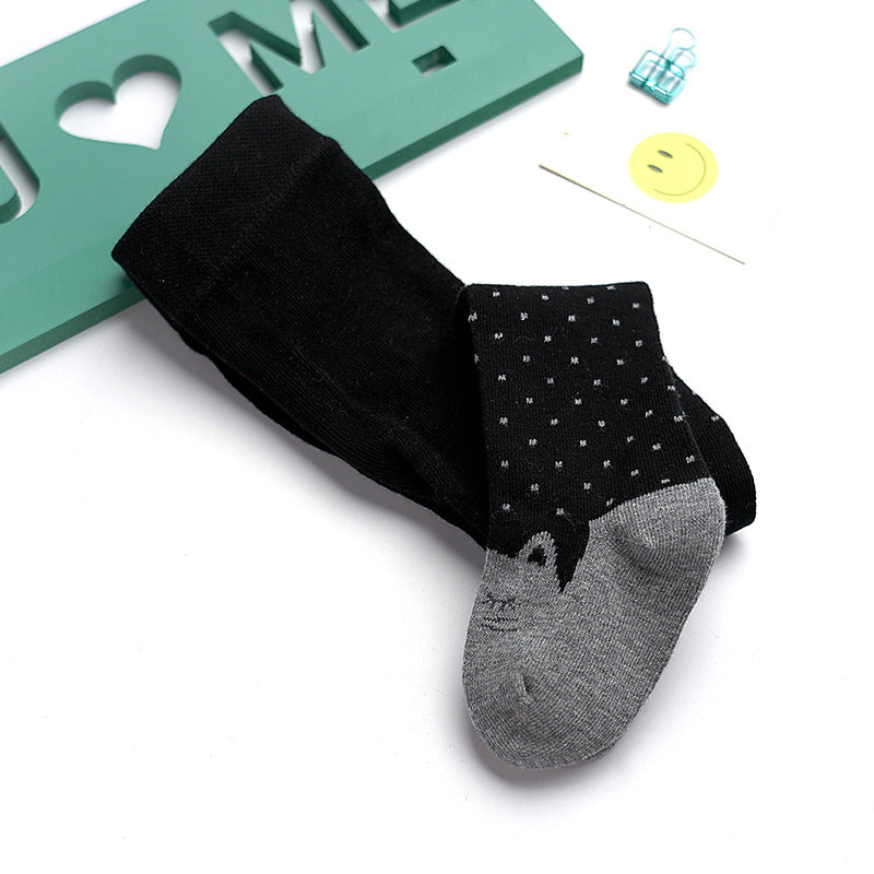 Strømpebukser/leggings til baby med åben kile