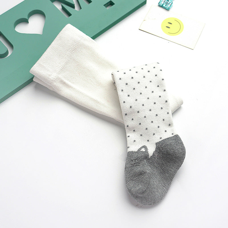 Strømpebukser/leggings til baby med åben kile