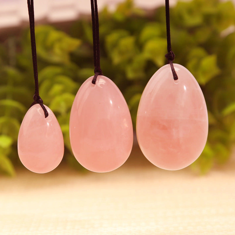 Jade Egg Set Powder Crystal Aventurine Massage Ball