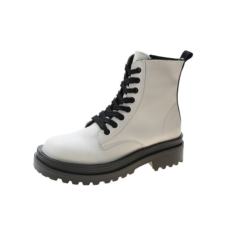 Women's Thick Heel Short Simple Thick-soled Breathable Short Boots