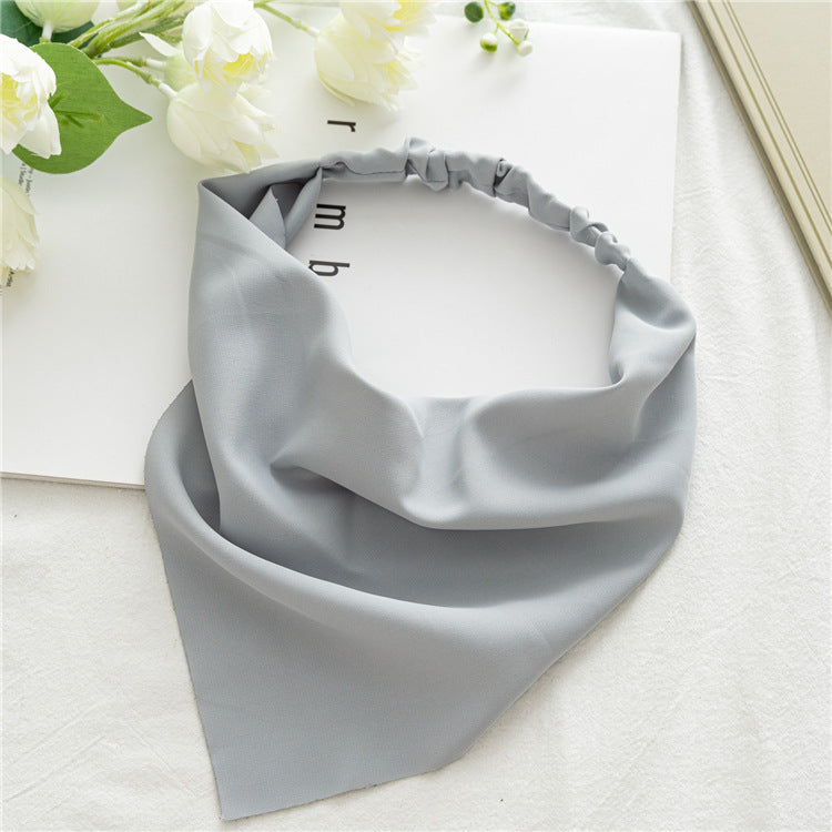 Pure Color Macaron Elastic Elastic Headband
