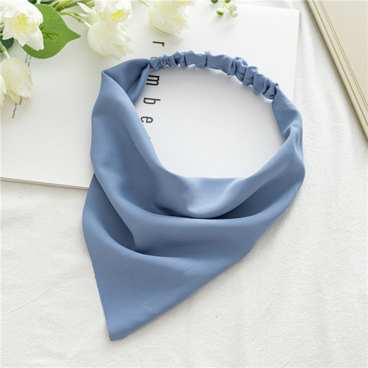 Pure Color Macaron Elastic Elastic Headband