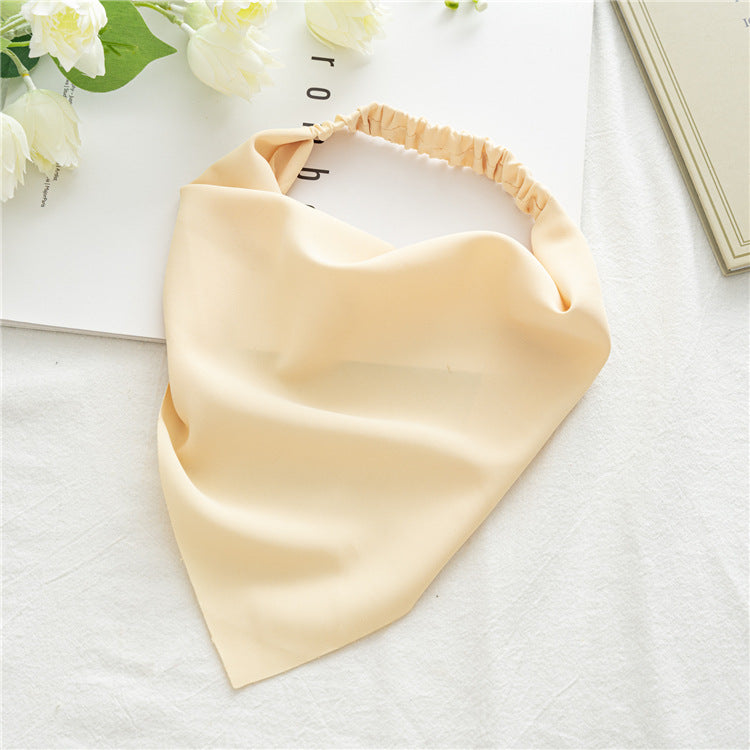 Pure Color Macaron Elastic Elastic Headband