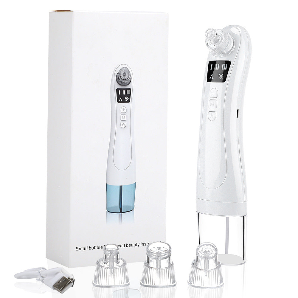 Small Bubble Hot Compress Blackhead Meter With Water Tank Display File