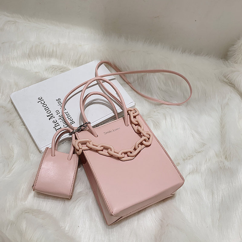 Large Capacity One Shoulder Tote Bag Fashion Handbag