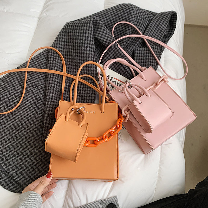 Large Capacity One Shoulder Tote Bag Fashion Handbag