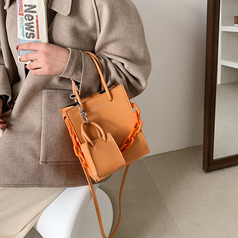 Large Capacity One Shoulder Tote Bag Fashion Handbag