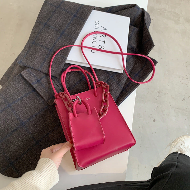 Large Capacity One Shoulder Tote Bag Fashion Handbag