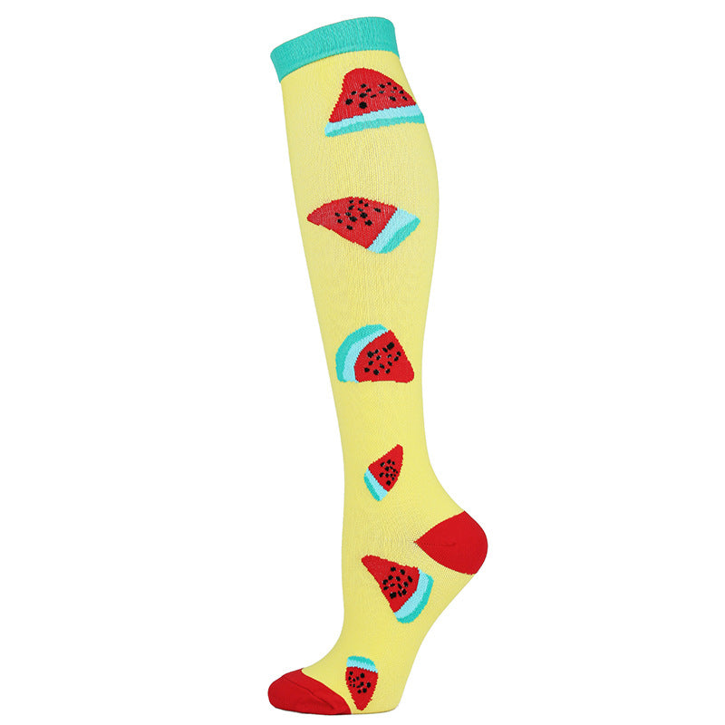 Multicolor Men And Women Outdoor Running Stockings
