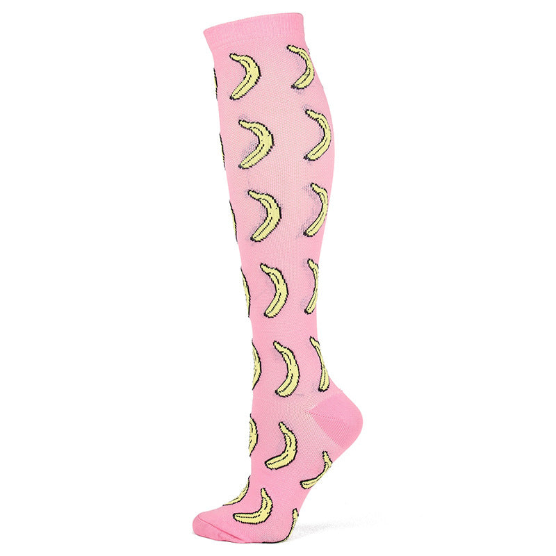Multicolor Men And Women Outdoor Running Stockings