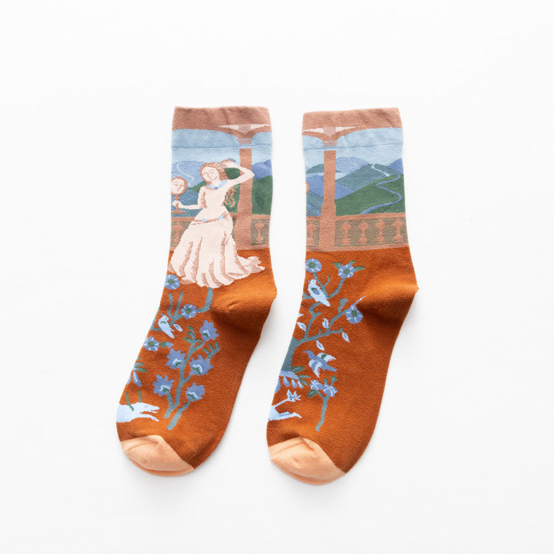Korean Style Cotton Socks Warm Personality Men's Stockings