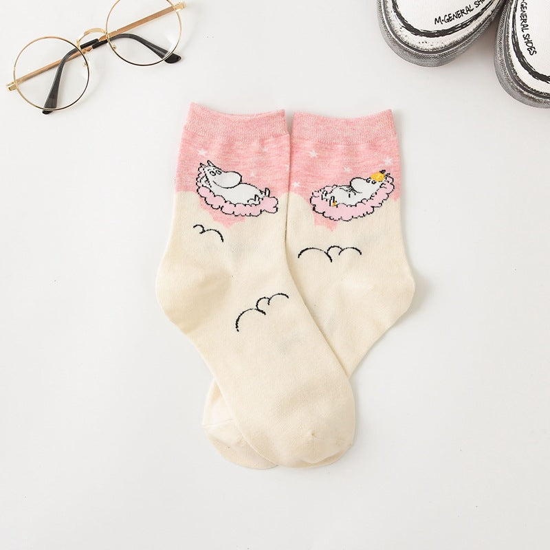 Medium Tube Women's Socks Cotton Women's Socks