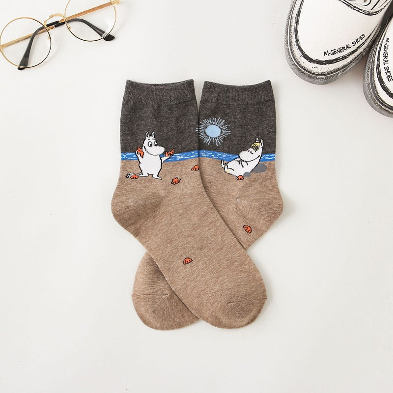 Medium Tube Women's Socks Cotton Women's Socks