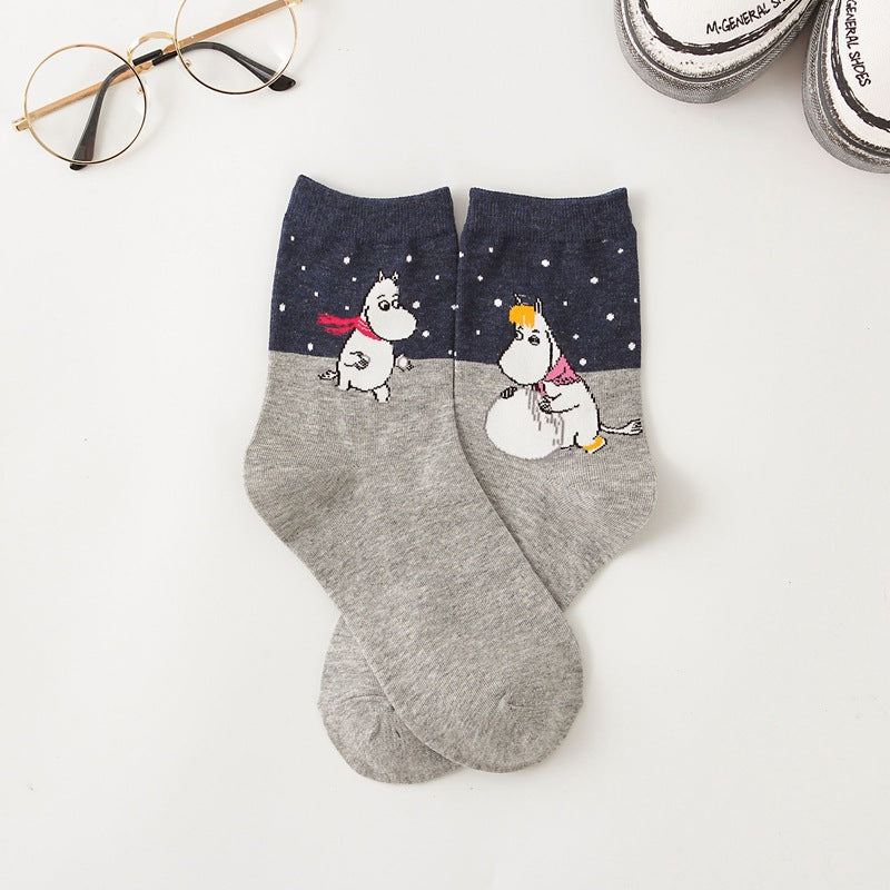 Medium Tube Women's Socks Cotton Women's Socks