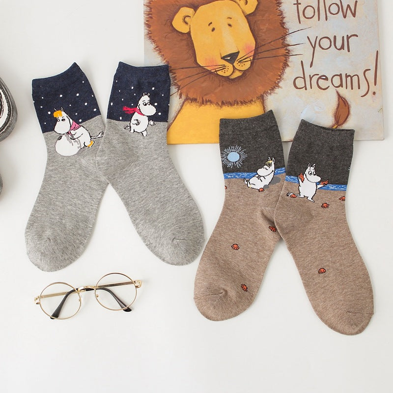 Medium Tube Women's Socks Cotton Women's Socks