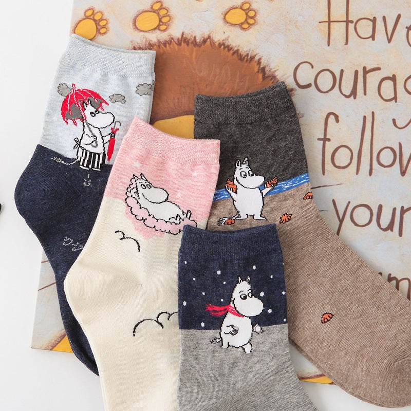 Medium Tube Women's Socks Cotton Women's Socks