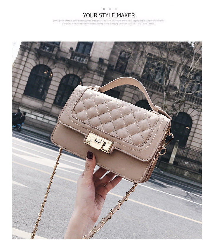 Fashion Atmospheric Rhombus Small Square Bag