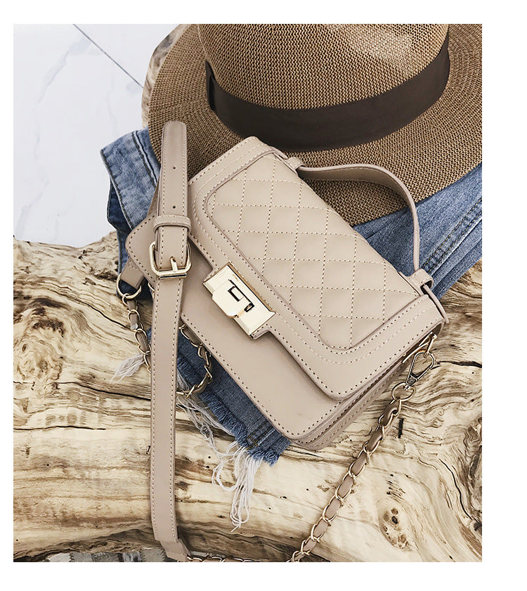 Fashion Atmospheric Rhombus Small Square Bag