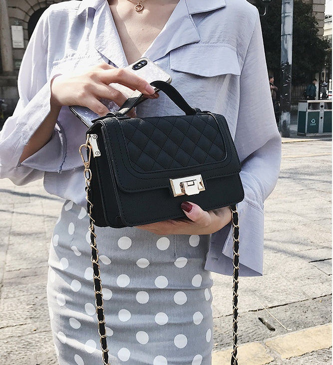 Fashion Atmospheric Rhombus Small Square Bag