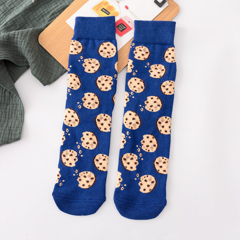 Sweet And Versatile Casual Straight High Socks