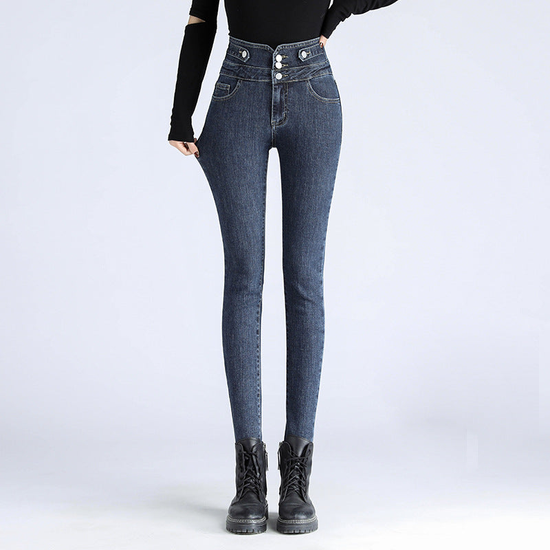 Spring New High-Waisted Skinny Pants