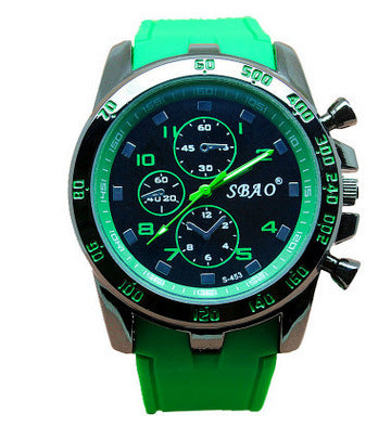 Multi-Color Quartz Watch Student Watch Foreign Trade Silicone