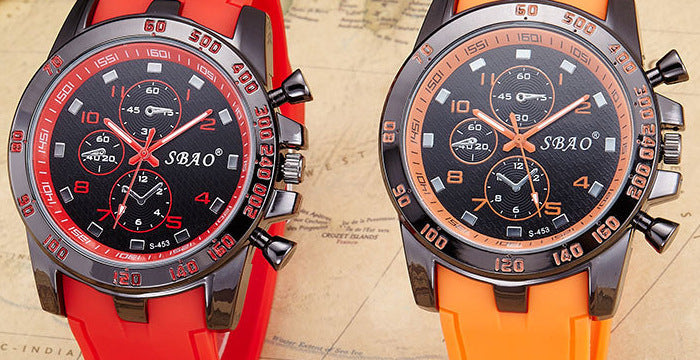 Multi-Color Quartz Watch Student Watch Foreign Trade Silicone