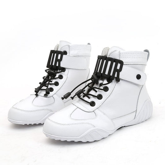 Street Style Harajuku Style High-Top-Sko med Koreansk Personlighed
