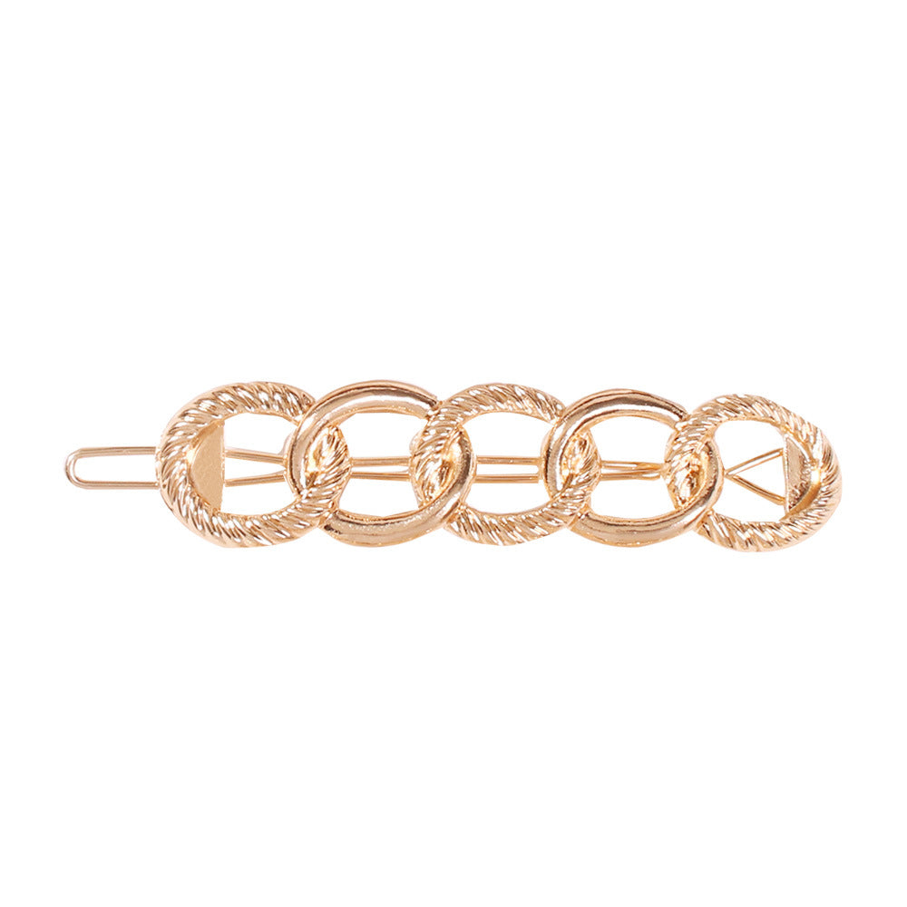 Fashion Street Style With Geometric Alloy Chain Hairpin