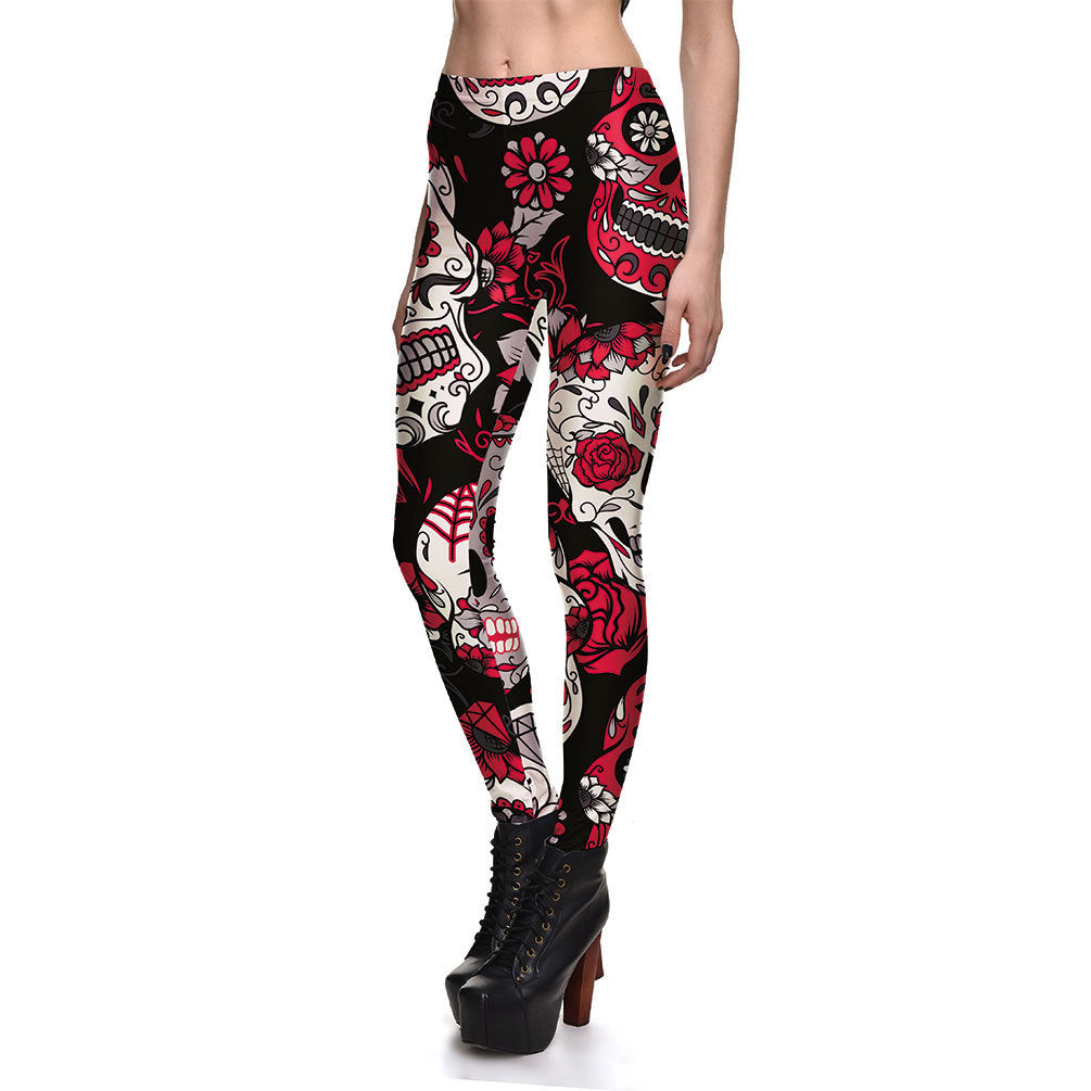 Quick-Drying And Breathable Digital Printed Yoga Pants